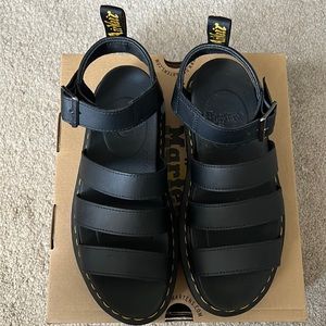 Black Doc Marten Chunky Sandals size 8 Dr. Martens